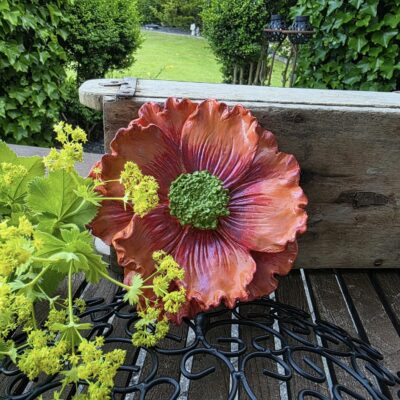 Stor orange blomst