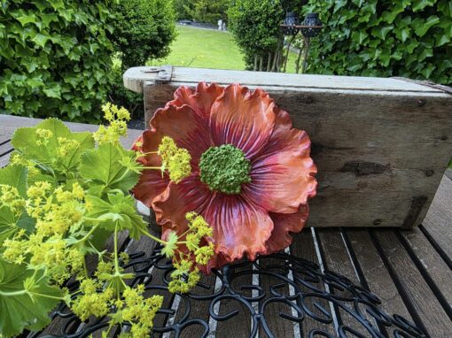 Stor orange blomst